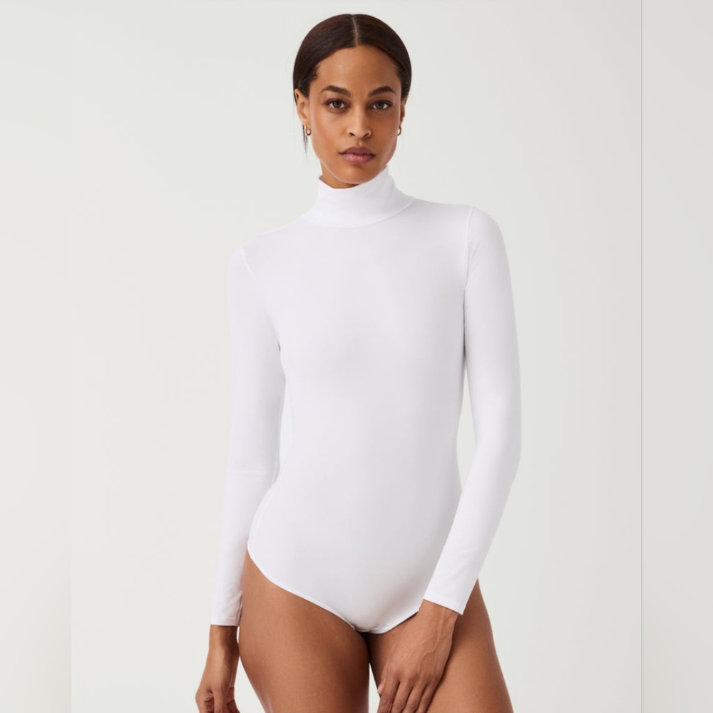 SPANX® Suit Yourself Long Sleeve Turtleneck Bodysuit